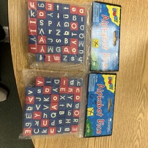 Teacher Created Resources Foam Alphabet Dice, 48  Per Pack, 2 packs